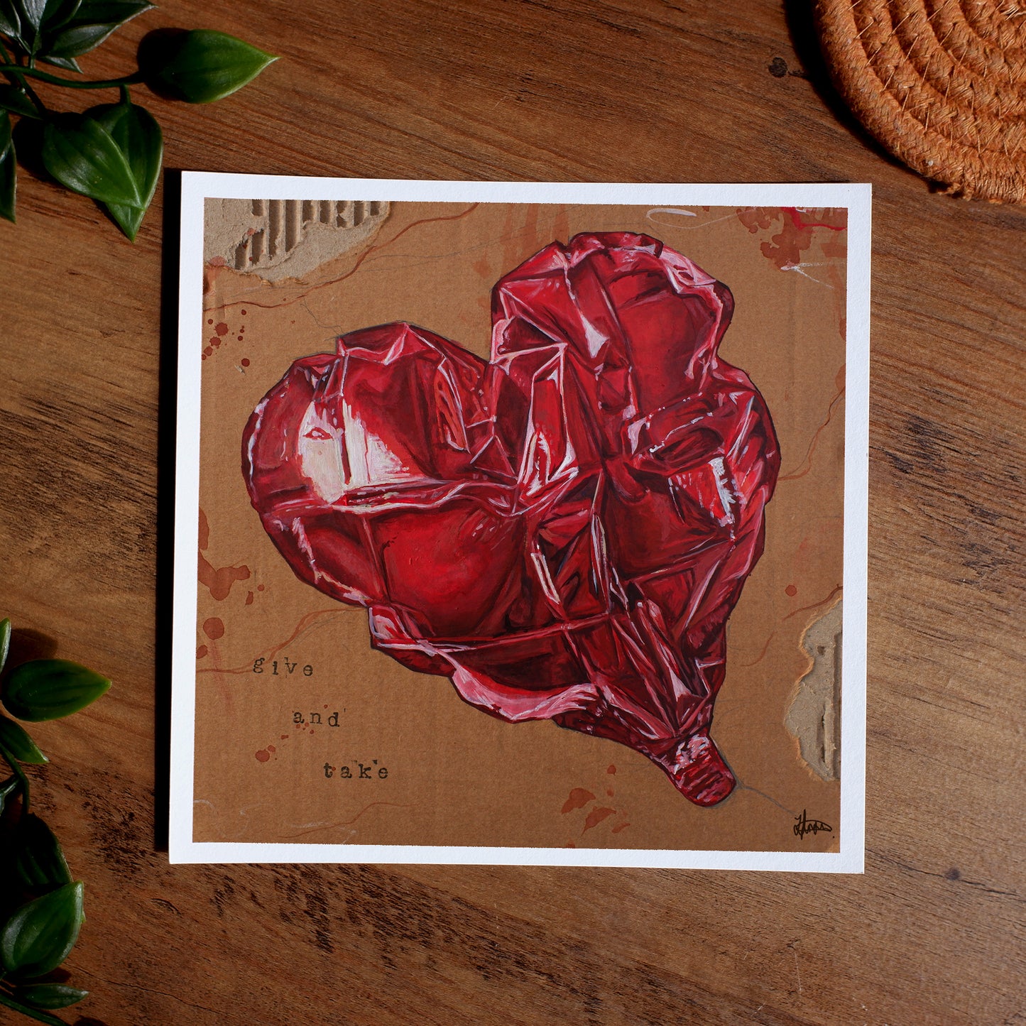 "Give and Take" Print