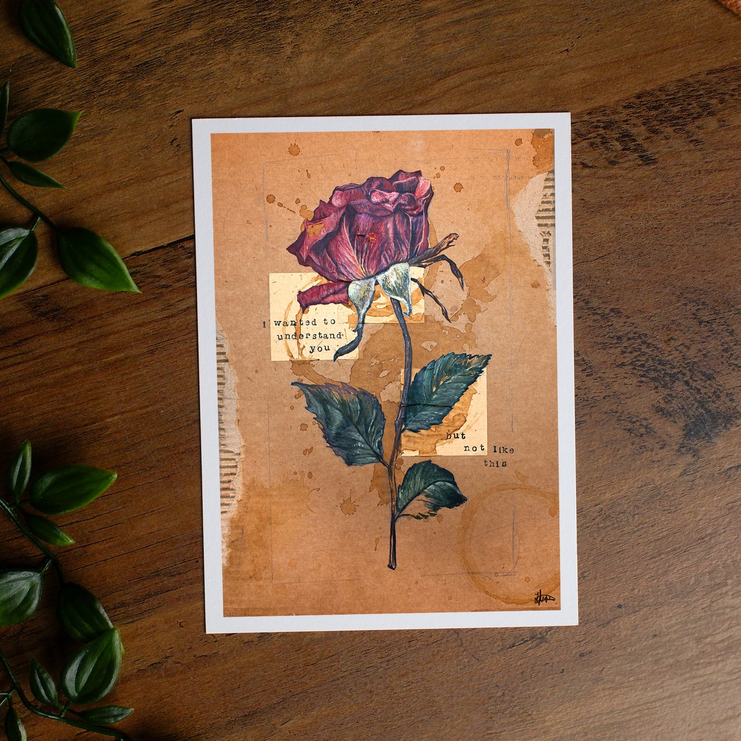 "But Not Like This" Print