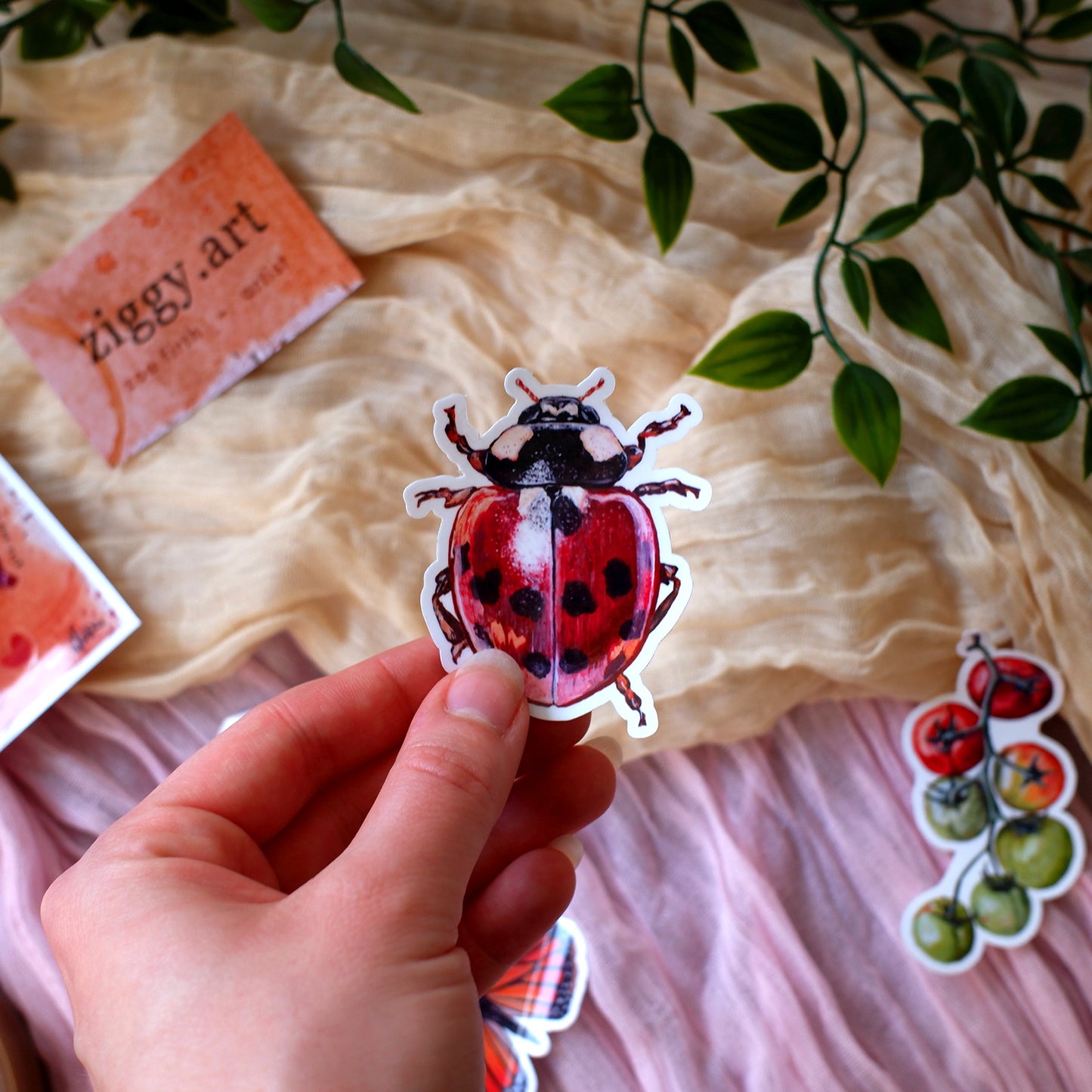 "All I Need" Ladybug Sticker