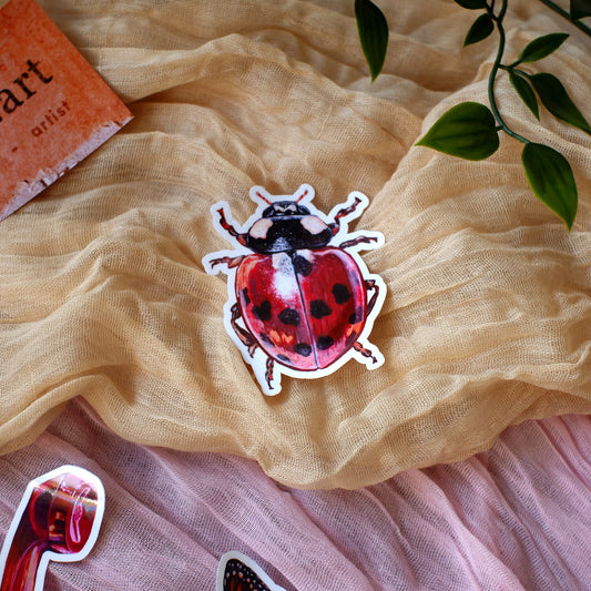 "All I Need" Ladybug Sticker