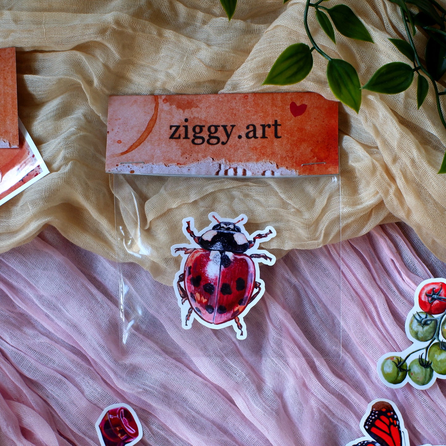 "All I Need" Ladybug Sticker