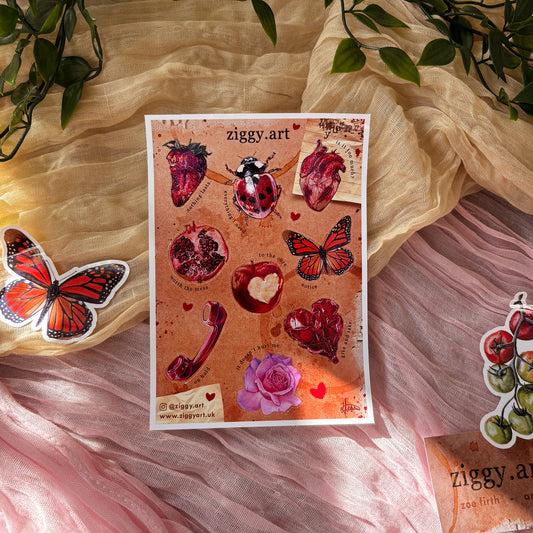 Ziggy Art Sticker Sheet